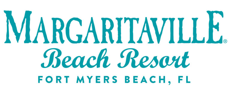 Margaritaville Fort Myers Beach Logo Wordmark Aqua 6 768x311