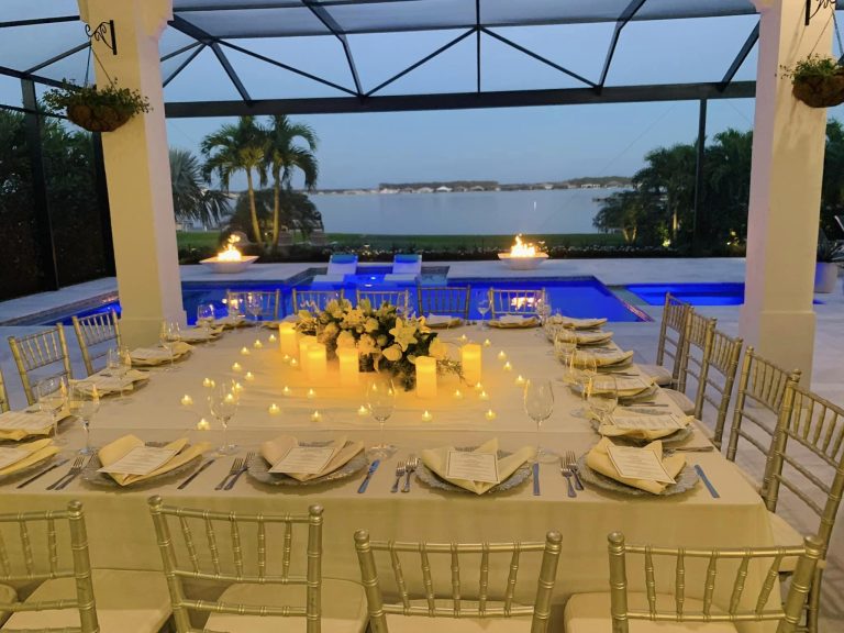 private dinner set up 768x576